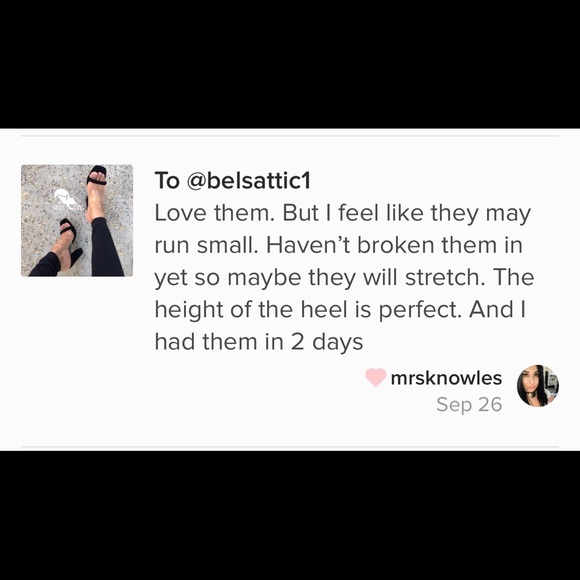 Black Vegan suede Clear PVC Strap Chunky Heels - Picture 6 of 6